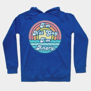 I'M NOT GAY I'M ANGRY Hoodie
